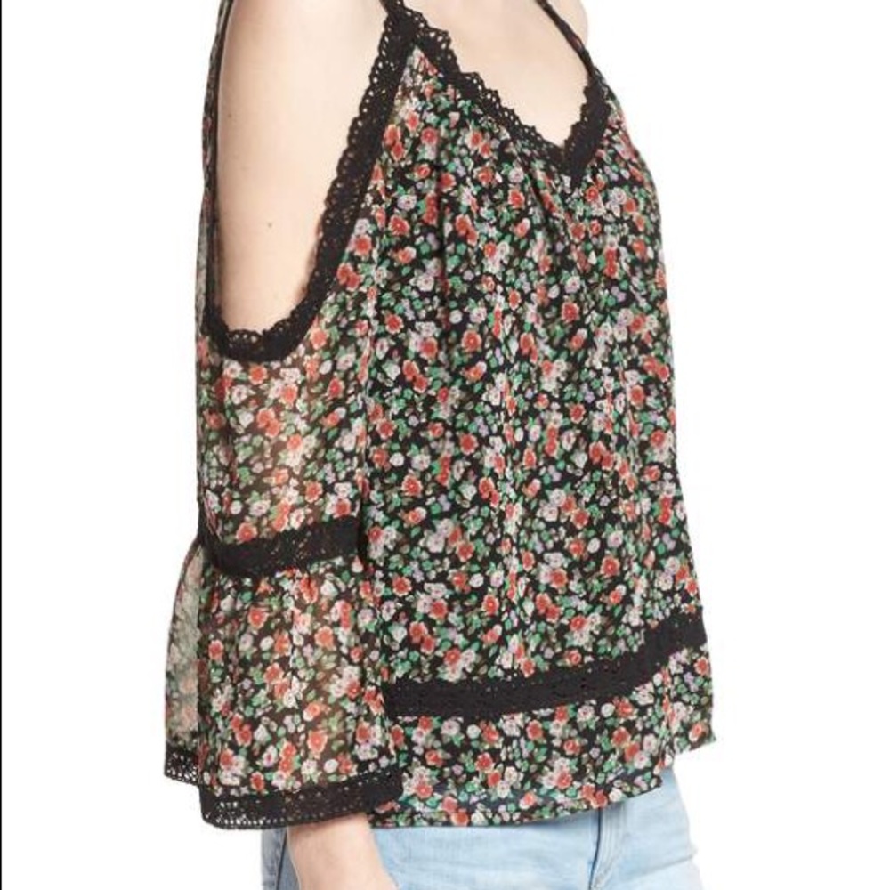 NWT Rebecca minkoff cropped shoulders top - Picture 5 of 7